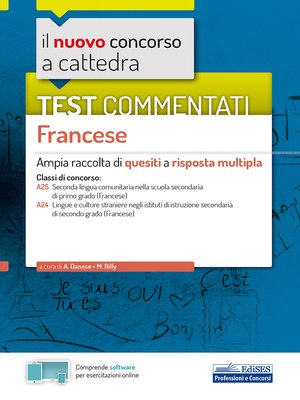 cover image of Test commentati Francese
